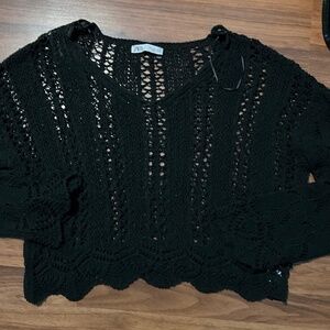 Zara Crochet Sweater